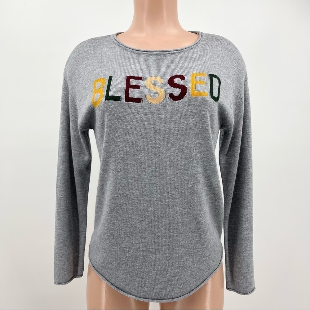 Rachel Zoe BLESSED Pullover Cashmere Blend Sweater Size Medium